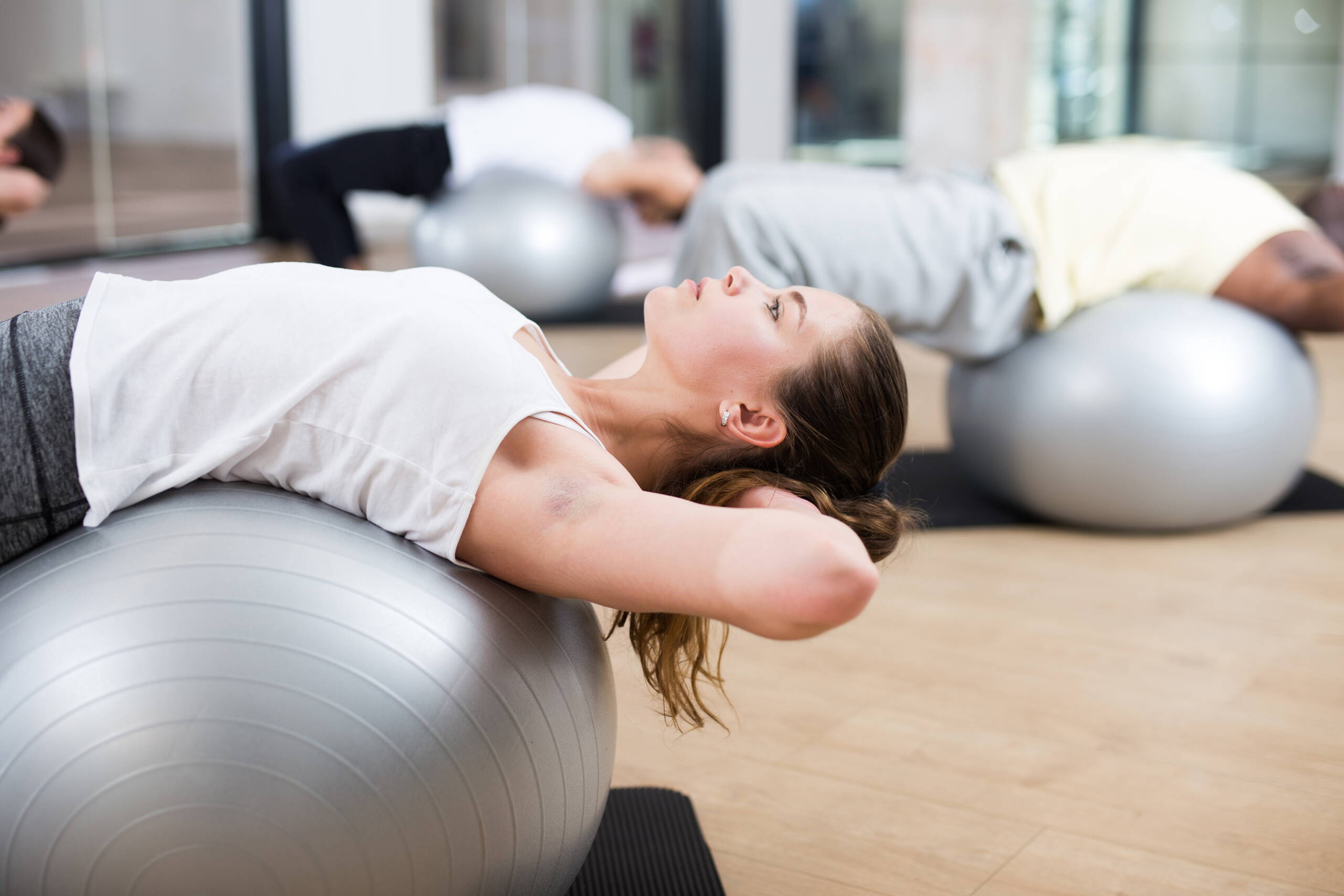 Training Inspiration für gesundheitsorientierte oder entspannungsbezogene Nutzungen im Gewerbeobjekt.